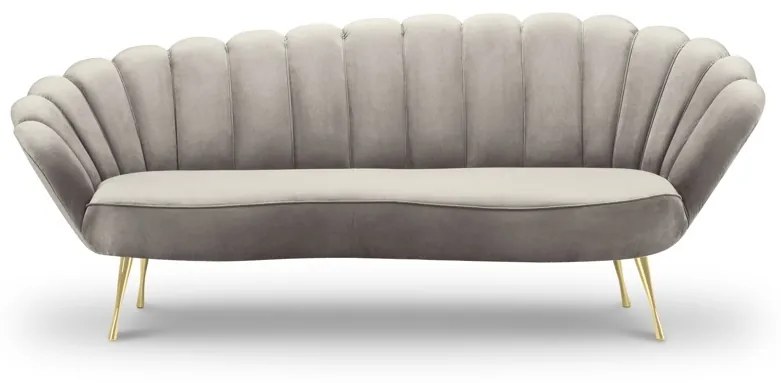 Canapea Kingston 3 locuri catifea Riviera L224 cm
