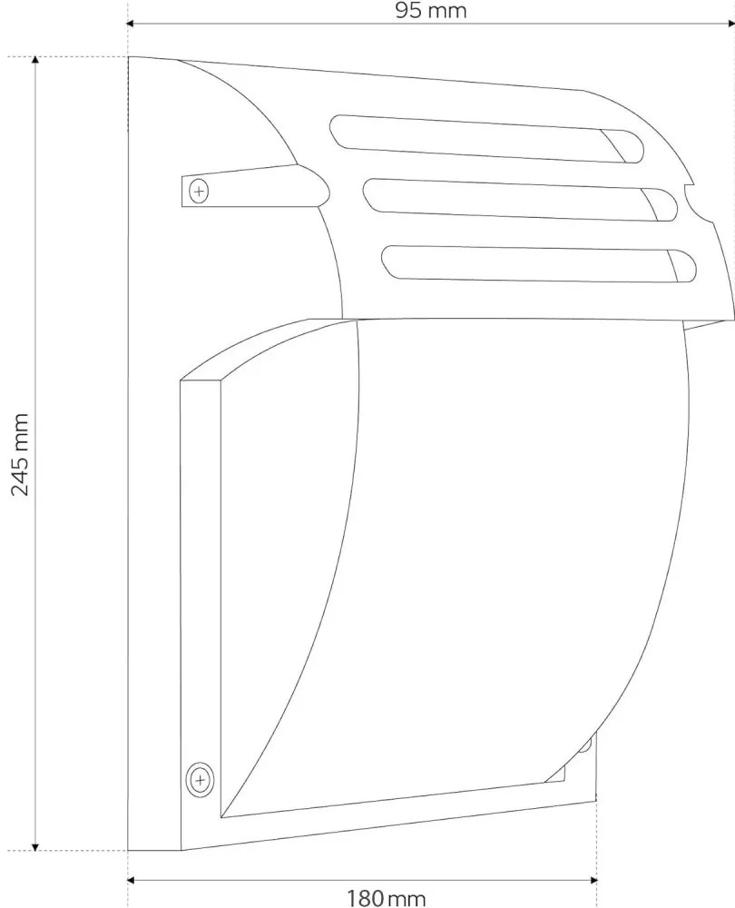Lampă de perete pentru exterior 60W