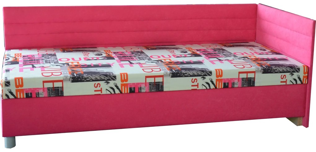 Pat de o persoană (canapea) 90 cm Emil 2 (cu saltea molitan) (D). 774242