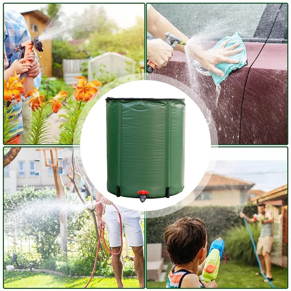 Colector de apă de ploaie pliabil, 200L