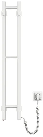 Uscător electric pentru prosoape SILOUETTE 187W/230V 101,1 cm IP44 alb, pentru montare pe partea dreaptă, dreptunghiular