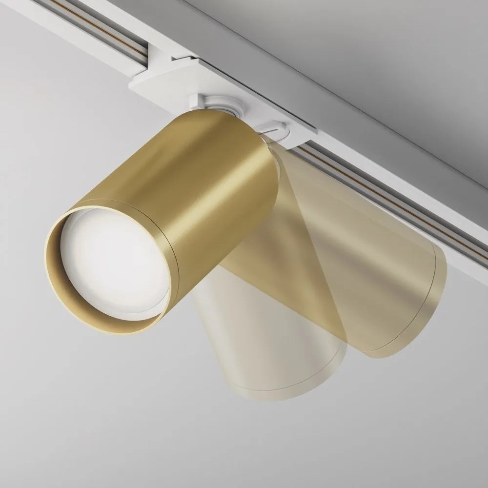 Spot, accesoriu pentru sinele monofazate Unity, Focus S auriu mat, alb