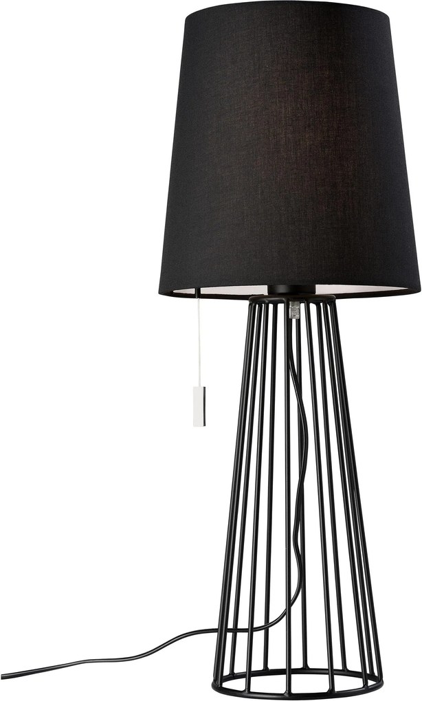 Villeroy &amp; Boch Lampa de masa Mailand neagra 23/59 cm