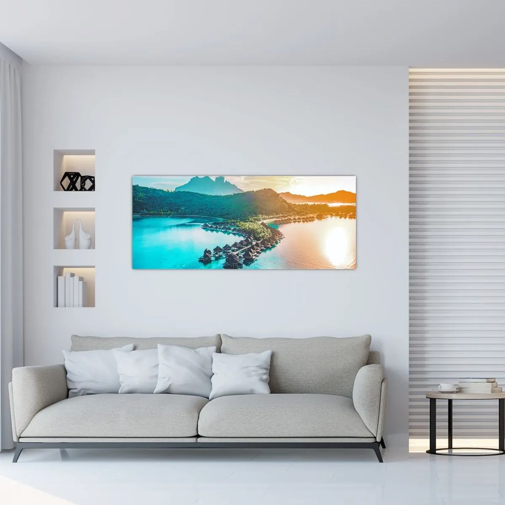 Tablou - Bora Bora (120x50 cm)