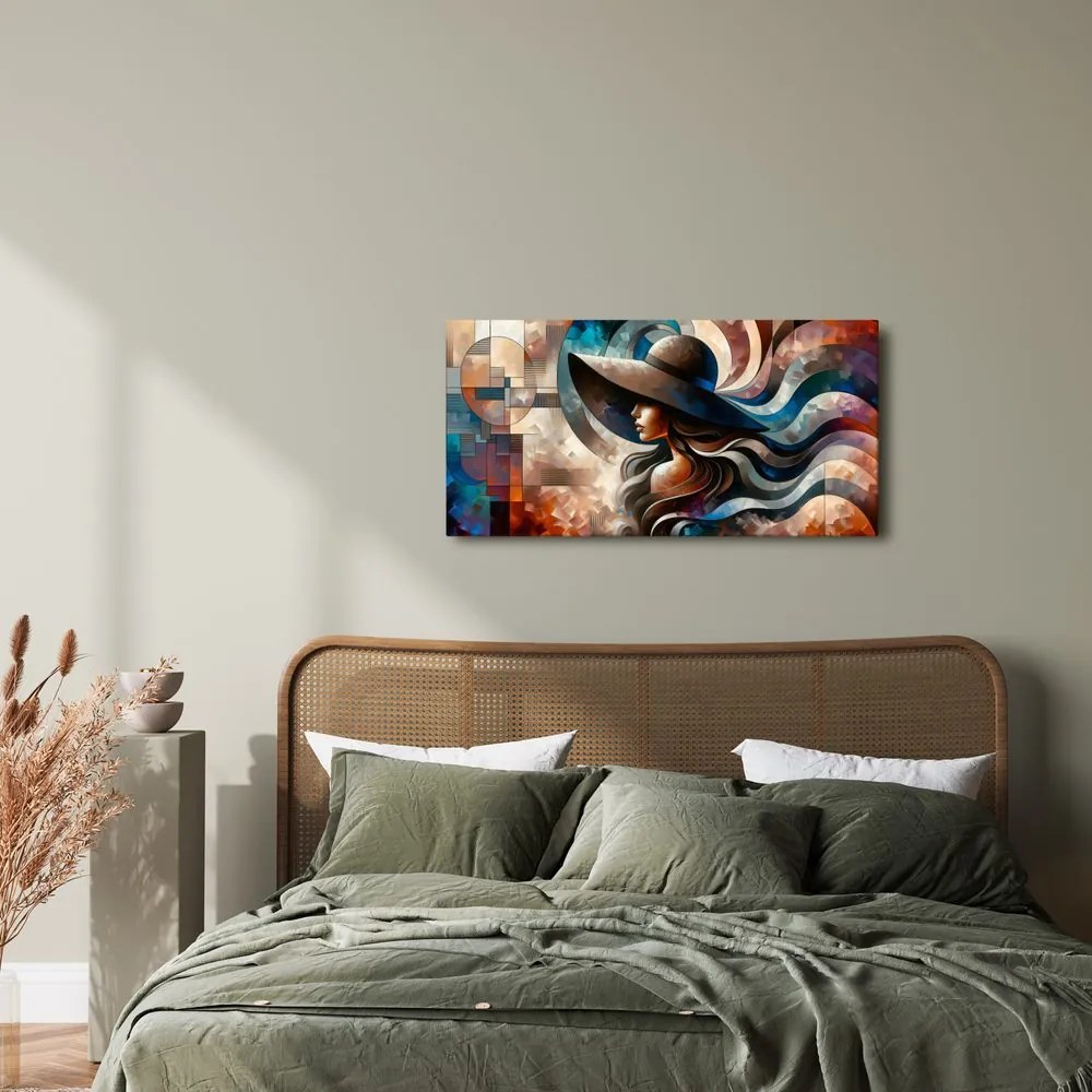 Tablou portret abstract de femeie