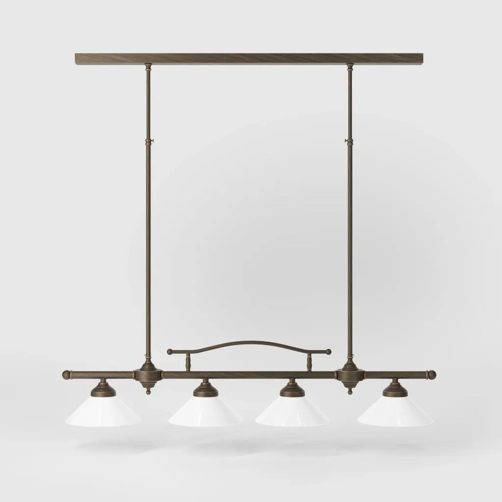 Lustra din alama cu inaltime reglabila Sofia 4L