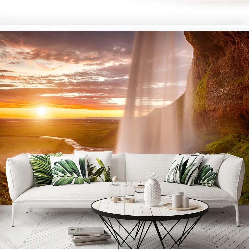 Fototapet Islanda Cascada