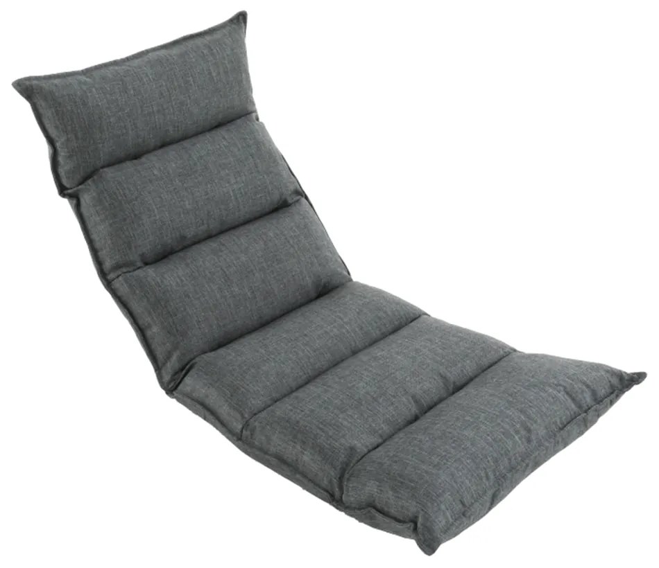 Fotoliu relaxant, material gri, LOTA NEW