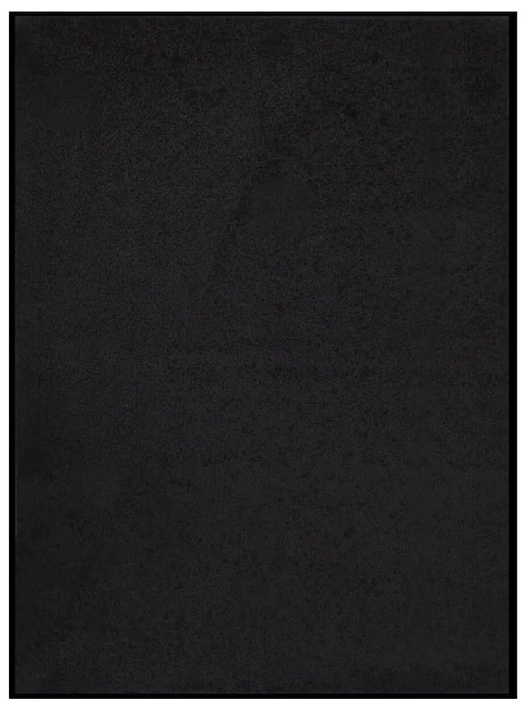 vidaXL Covoraș de ușă, negru, 60x80 cm
