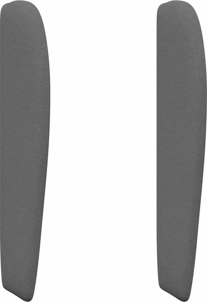 vidaXL Ureche pentru Tăblie Gri Scurt 80 x 23 x 6 cm țesătură