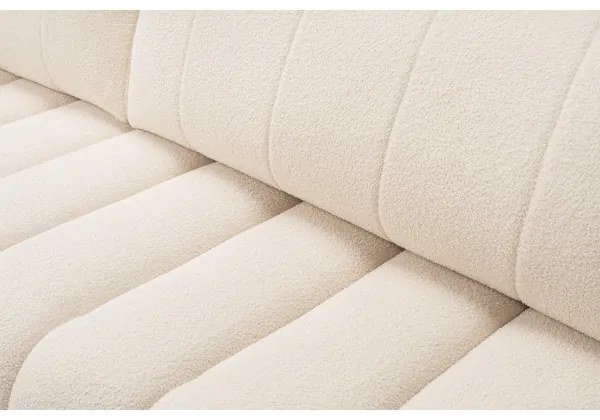 Colțar extensibil DESIO, formă L, cu spațiu de depozitare, stânga, bej