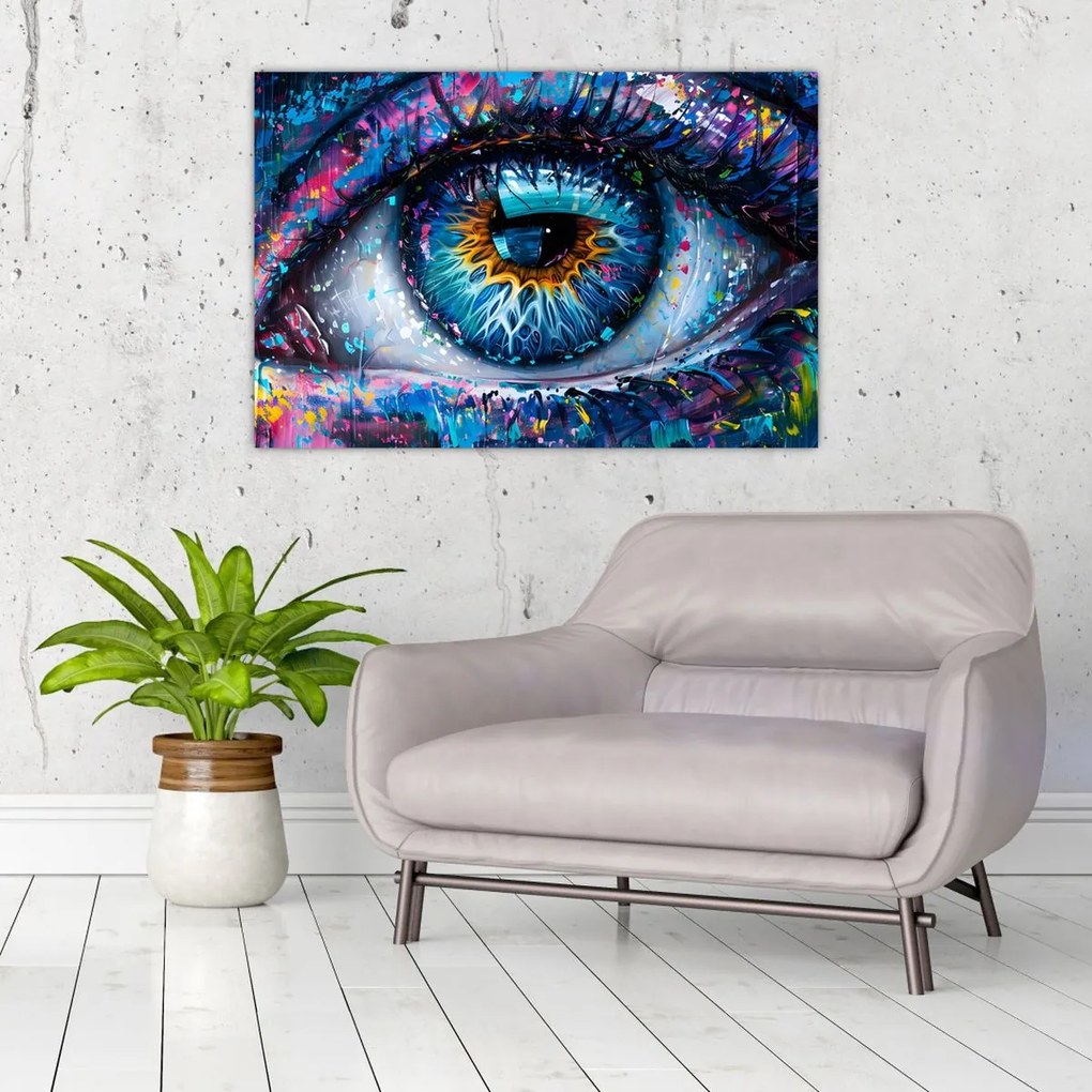 Tablou - Pictura ochilor (90x60 cm)