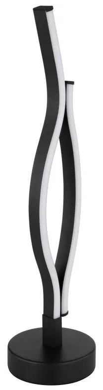 Veioza LED, lampa de masa design modern Geronimo negru