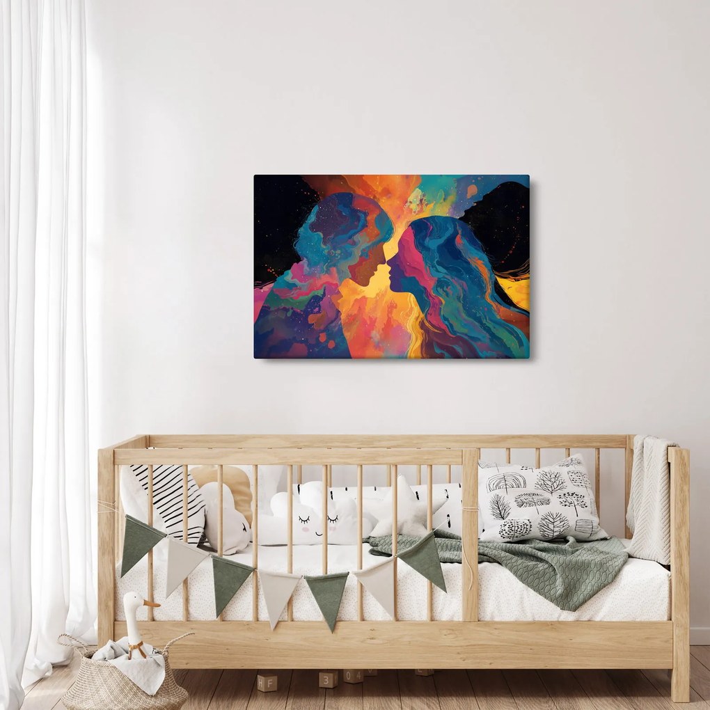 Tablou - Dragoste cosmică (90x60 cm)