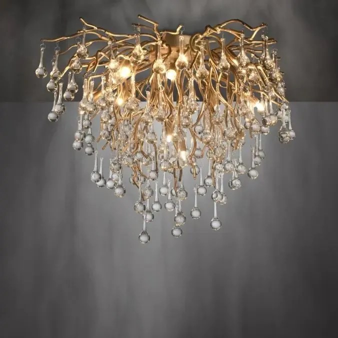 Lustra aplicata design magnific ICICLE alama antic, D-50cm