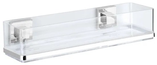 WENKO 22685100-Poliță VACUUM-LOC QUADRO ED 38,5x14,5 cm argintiu/lucios. crom