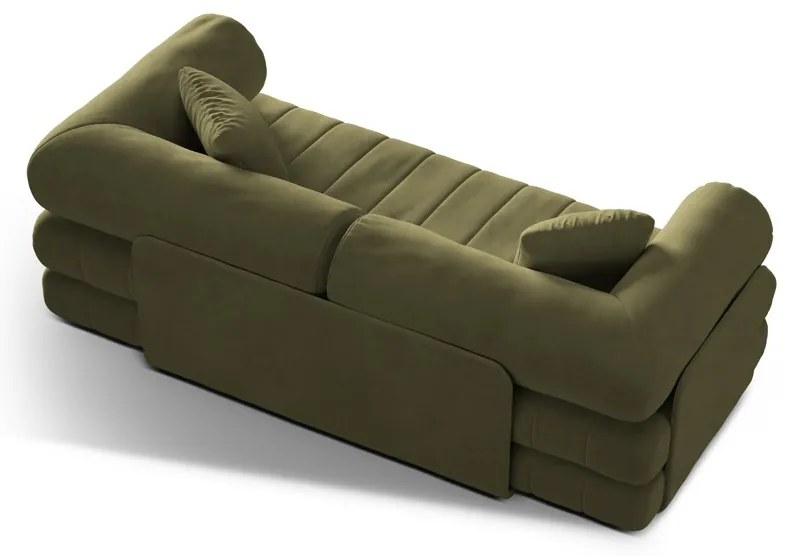 Canapea extensibila 3 locuri Kemi catifea L206 cm