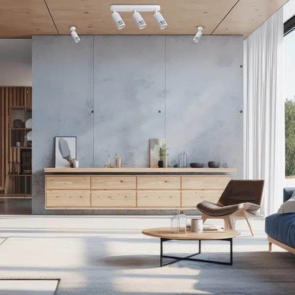 Spot VERTICAL 3xGU10/8W/230V alb