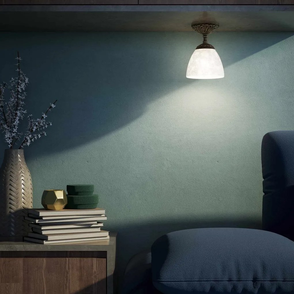 Plafoniera din alama stil Art Nouveau Beatrice