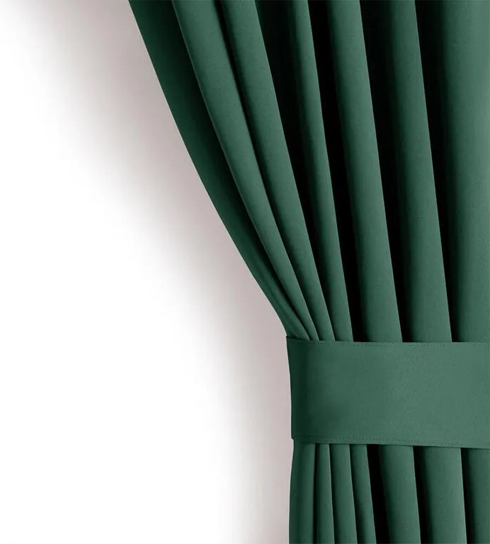 Draperie groasă blackout RESTILO verde închis 140 x 245 cm 1 buc