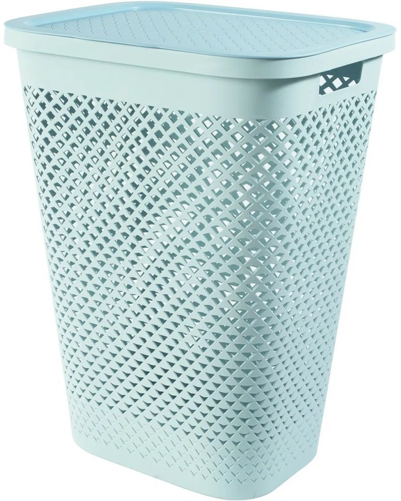 Curver Coș pentru rufe murdare Pure 55 l, albastru