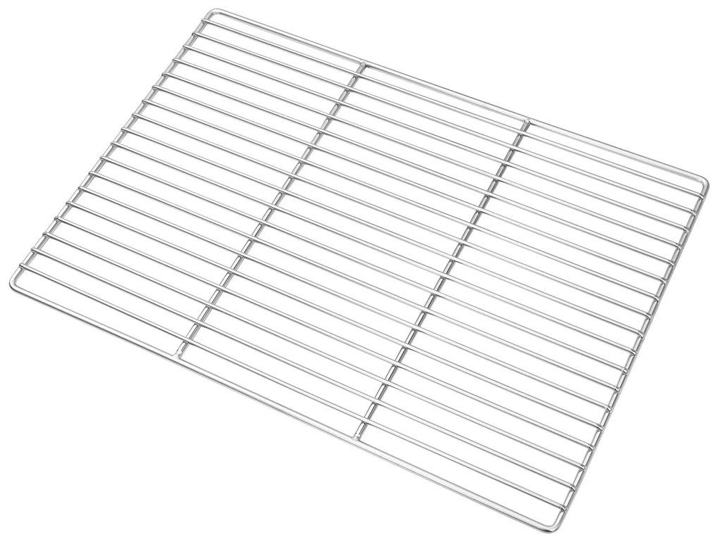 vidaXL Grătar BBQ cu mânere, 50x35 cm, dreptunghiular oțel inox. 304