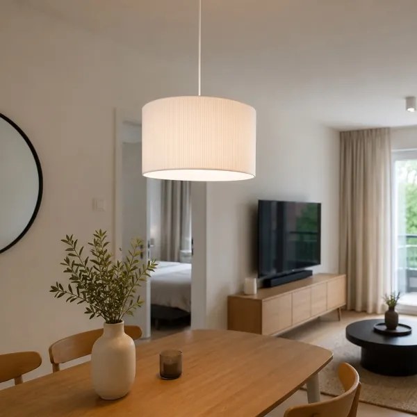 BRILAGI - Lustră suspendată pe cablu SIRIJA MODERN 1xE27/60W/230V Ø 35 cm albă