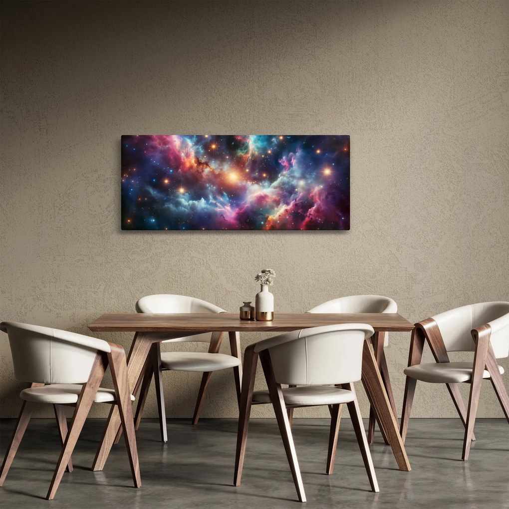 Tablou - Univers întunecat (120x50 cm)