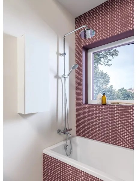 Set de duș cu baterie termostatică JIKA H3337170045711 MIO crom lucios