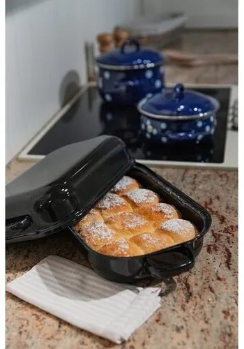 Tavă dublă emailată Sfinx, 30 cm, 4HOME