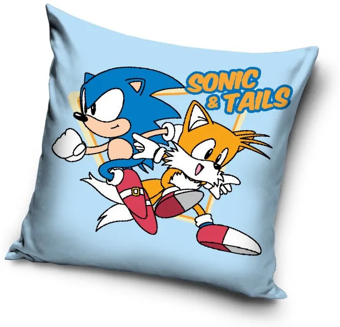 Sonic Ariciul Tails fată de pernă 40x40 cm