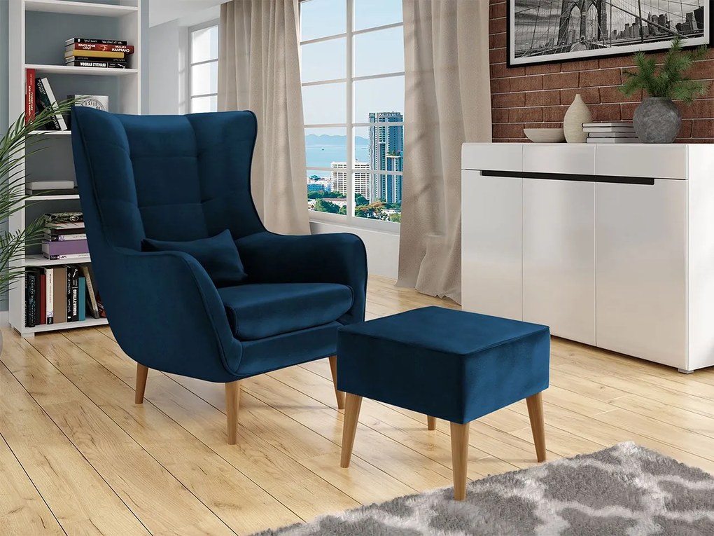 Fotoliu Fendora (cu taburete) (kronos 09). Promo -17%. 1053647