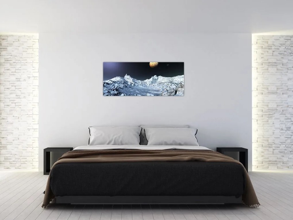 Tablou cu sat (120x50 cm)