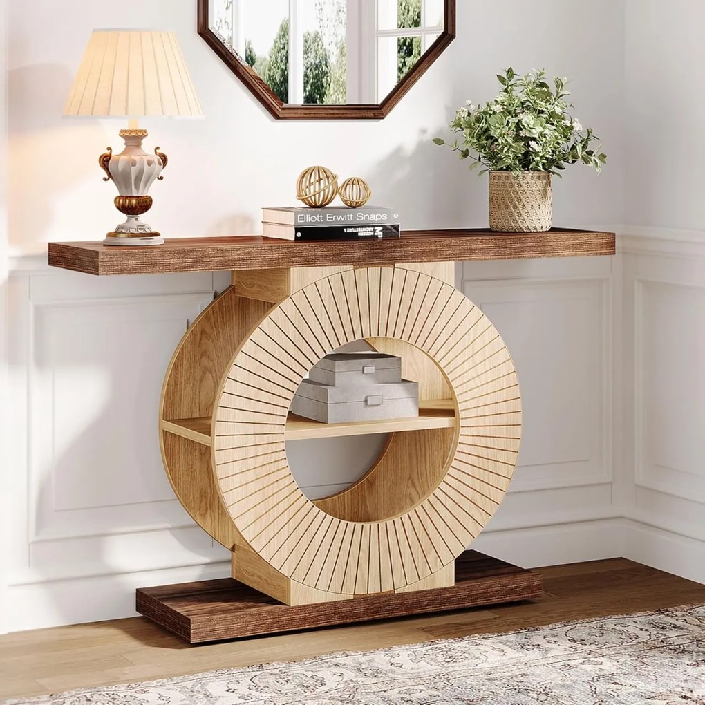 MAM23 - Masa Consola, 100 cm, masuta hol, living, dining, dormitor - Maro