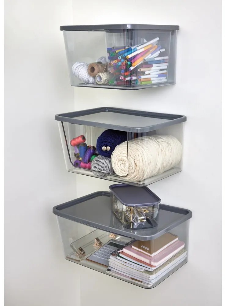 Cutie de depozitare de perete din plastic reciclat iD Wallspace - iDesign