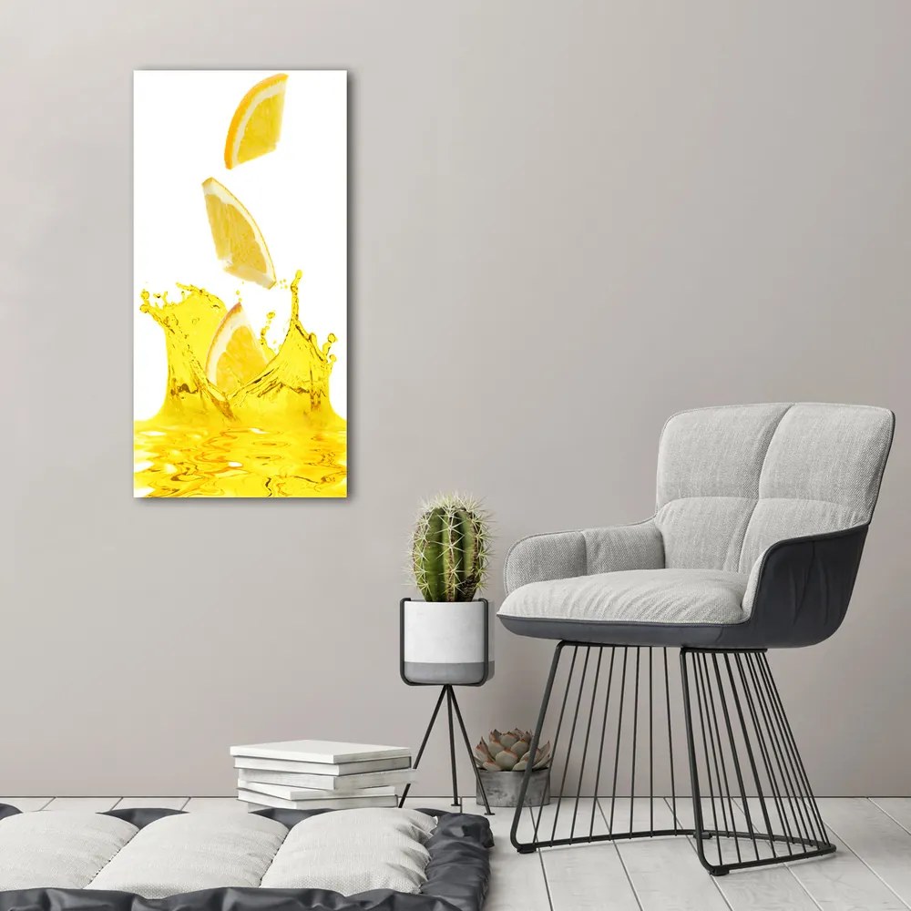 Tablou canvas Suc de lămâie