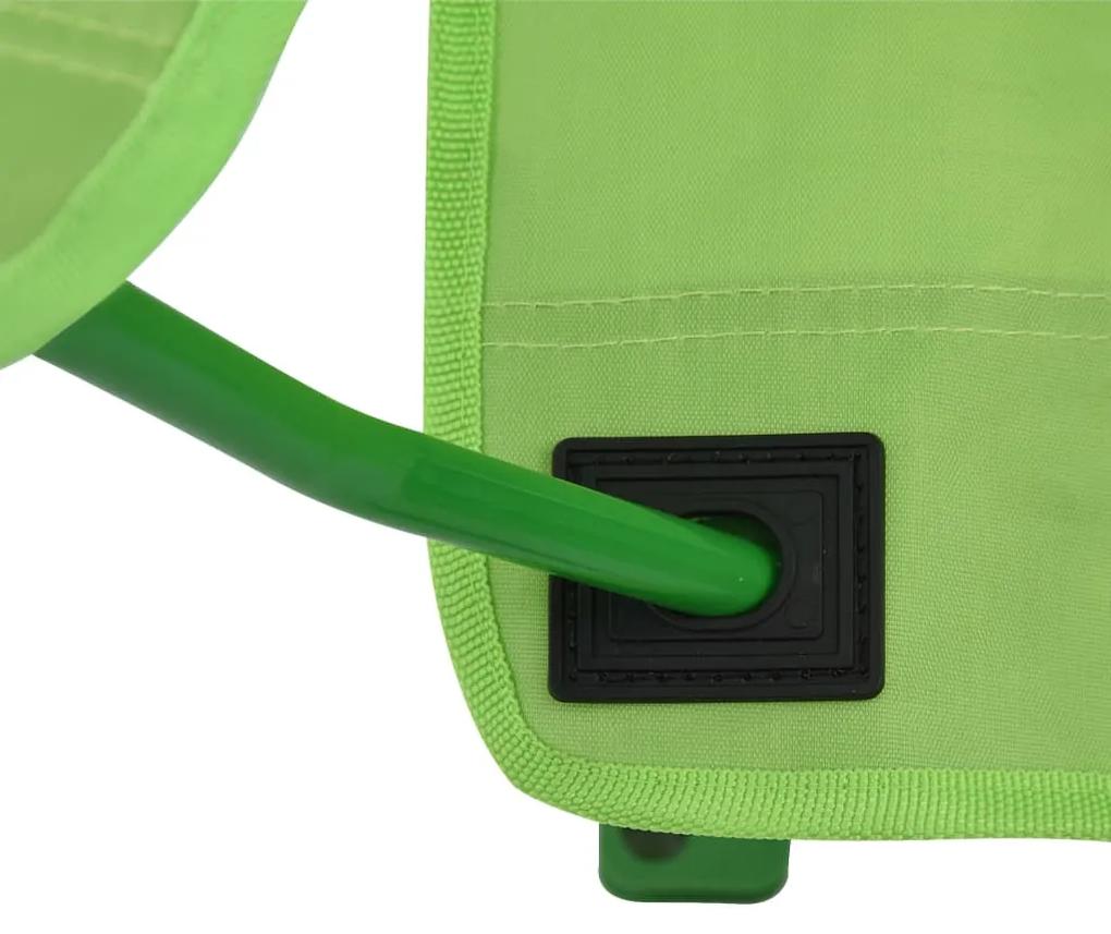 Scaune de gradina pentru copii, 2 buc., verde, material textil 2, Verde