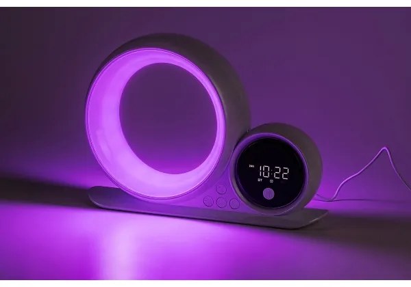 Lampă LED RGB de masă cu difuzor Rabalux 76109 WAKEWAY LED/5W/230V