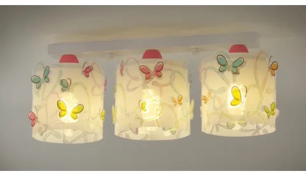 Dalber D-62143 - Plafoniera BUTTERFLY 3xE27/60W/230V