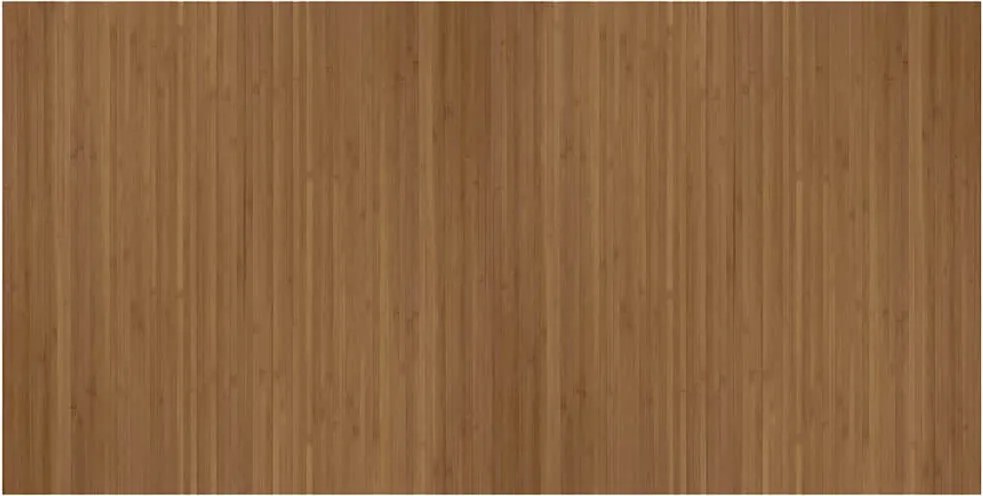 vidaXL Covor dreptunghiular, maro, 100x200 cm, bambus