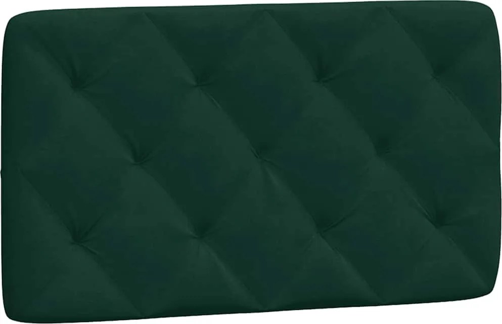 vidaXL Pernă tăblie de pat, verde, 80 cm, catifea