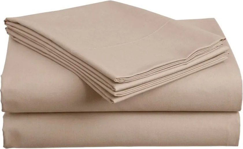 Cearsaf din bumbac STANDARD 140x240 cm, bej