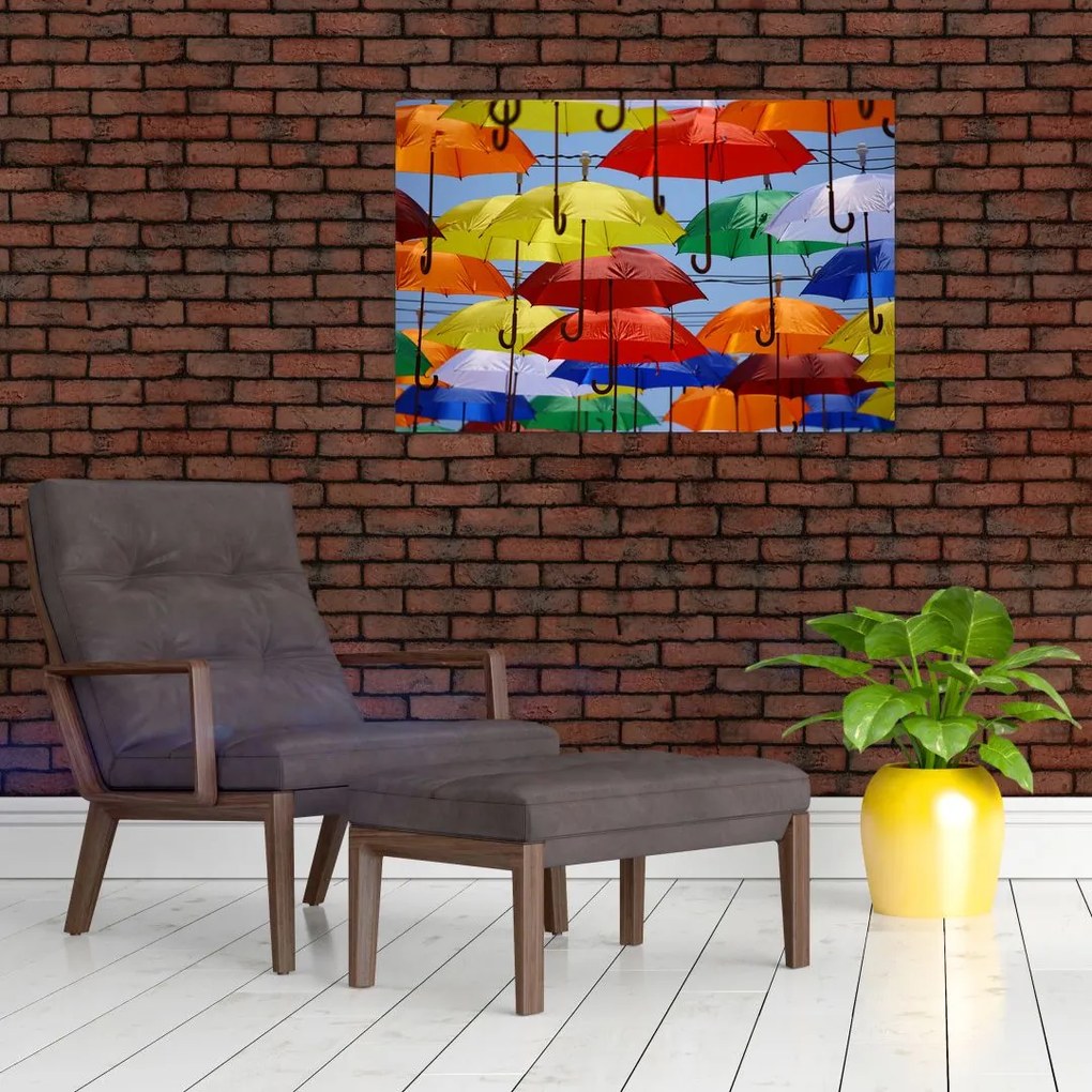 Tablou - Umbrele colorate (90x60 cm)