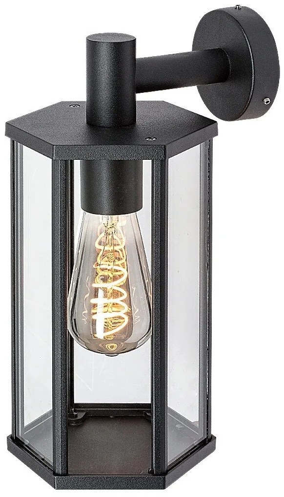 Aplica pentru iluminat exterior design modern IP44 DUBROVNIK negru mat