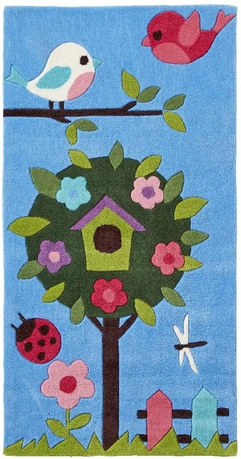 Covor pentru copii Think Rugs Hong Kong Tree, 70 x 140 cm