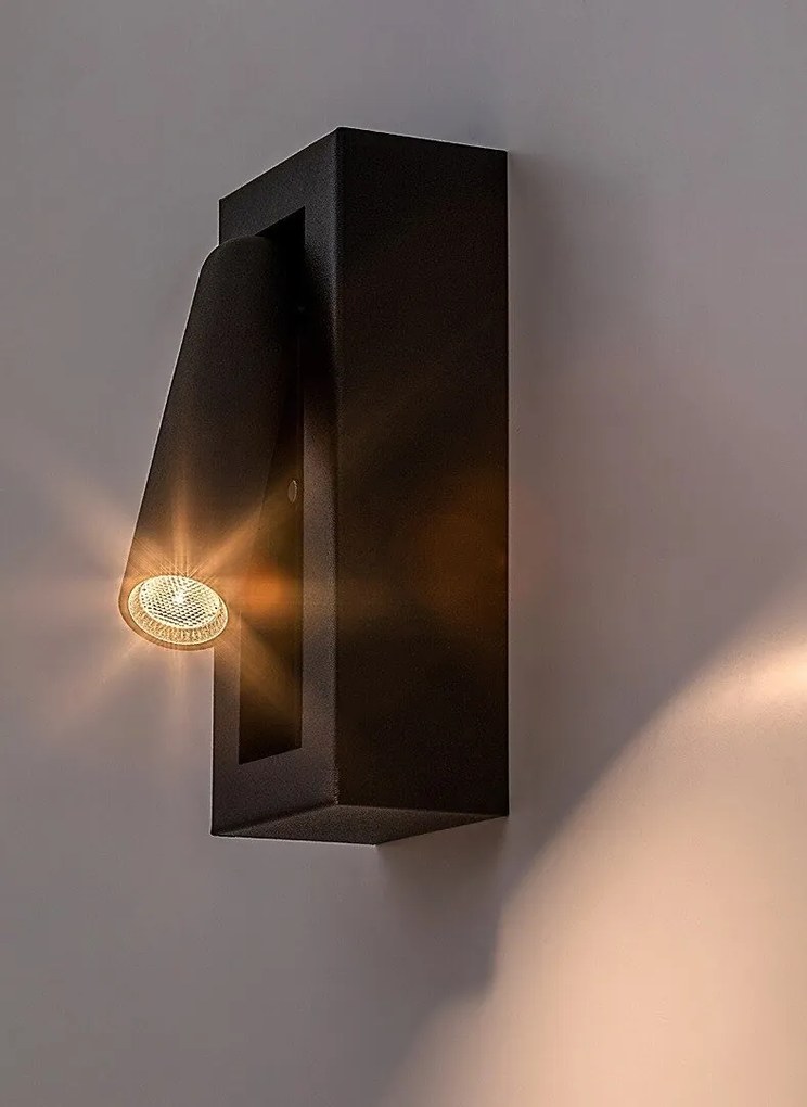 Aplica de perete LED design minimalist Gello negru