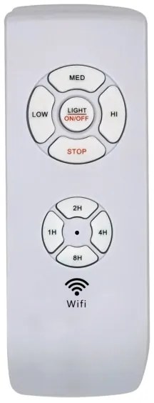 Ventilator LED Immax NEO 07165-S ELEGANTE LED/18W/230V Wi-Fi Tuya + telecomandă