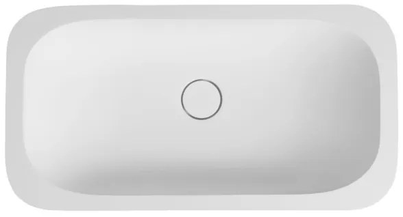 Sapho - Lavoar încastrat ROCKSTONE 67 x 35,5 cm, alb mat