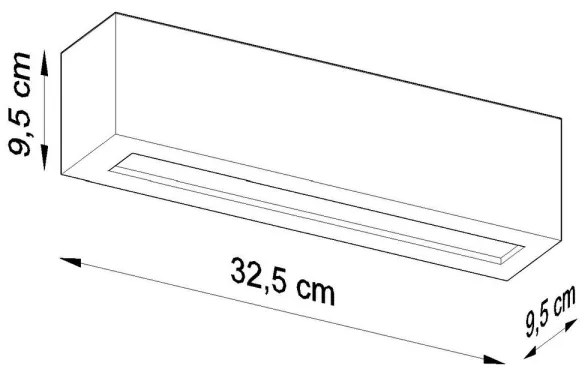 Aplică VEGA 1xE27/60W/230V gri
