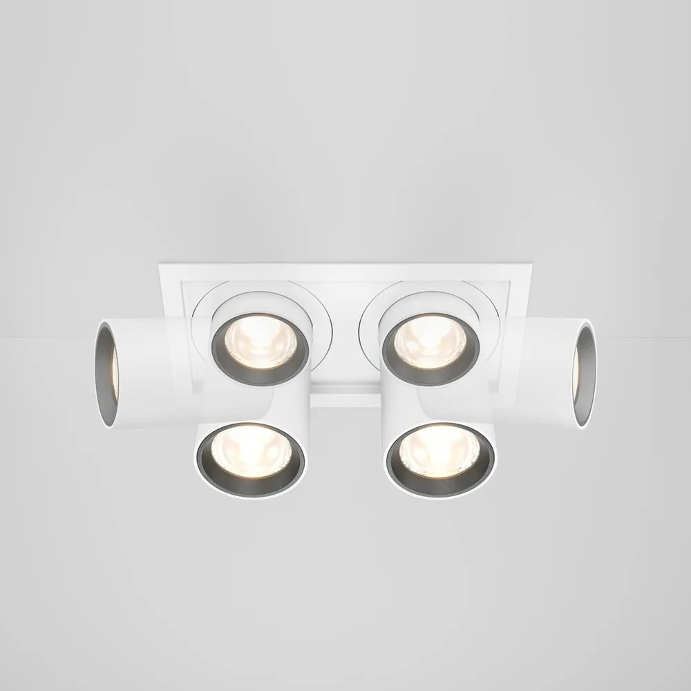 Spot LED incastrabil rotativ retractabil Hidden 2 alb